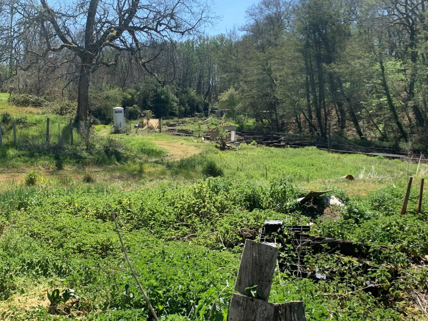 Pisciculture du Launet à Vielle-Soubiran en 2023 avant son démantèlement